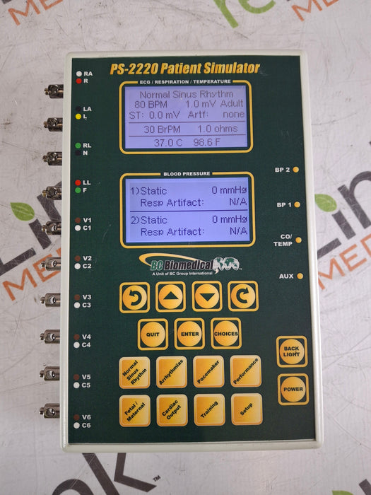 BC Biomedical BC Biomedical PS-2220 Patient Simulator Diagnostic Exam Equipment reLink Medical