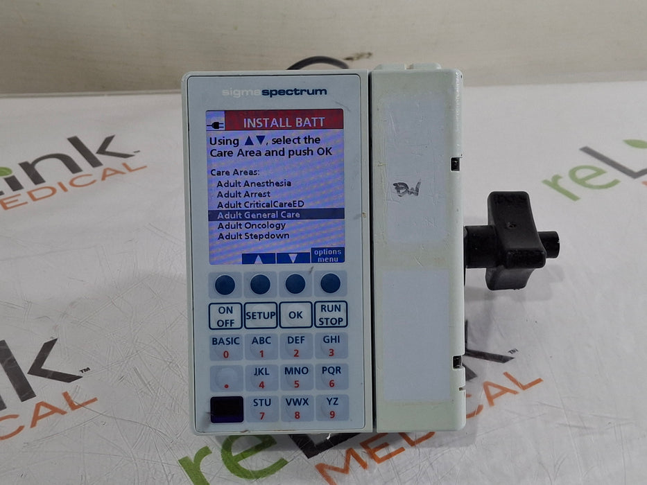 Baxter Sigma Spectrum 8.00.03 w/o Battery Infusion Pump
