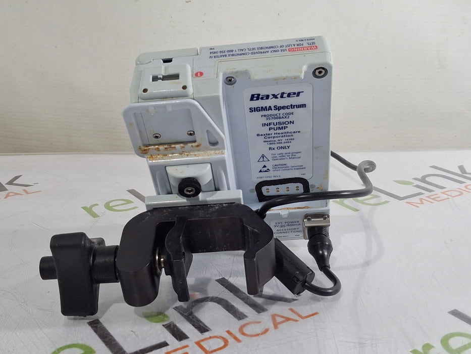 Baxter Sigma Spectrum 8.00.03 w/o Battery Infusion Pump