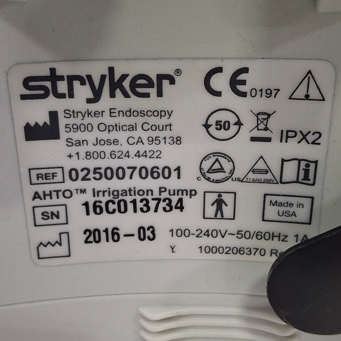 Stryker Stryker AHTO Irrigation Pump Surgical Equipment reLink Medical