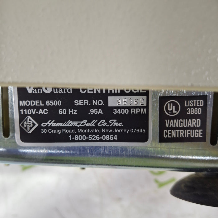 Hamilton Bell Co., Inc Hamilton Bell Co., Inc VanGuard V6500 Centrifuge Centrifuges reLink Medical