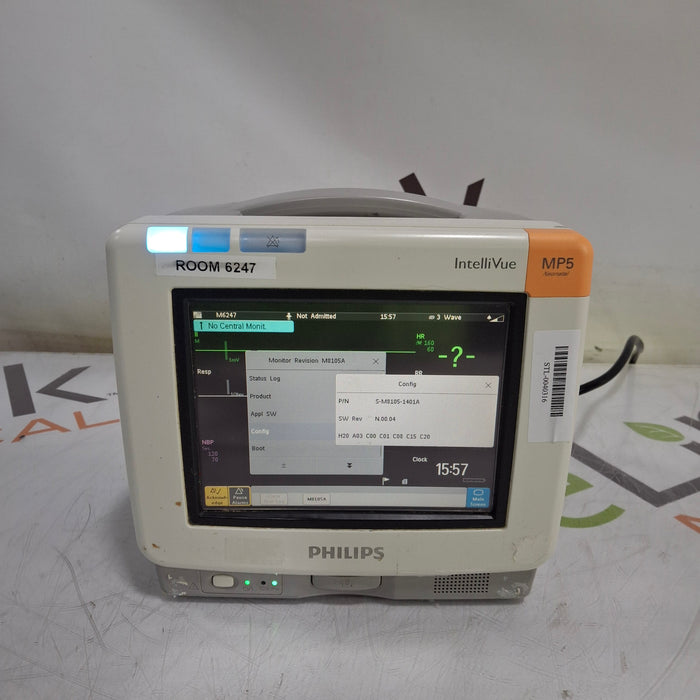 Philips Philips Intellivue MP5 - ECG, Fast SpO2, NIBP Patient Monitor Patient Monitors reLink Medical