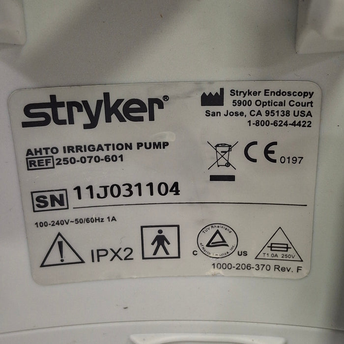 Stryker Stryker AHTO Irrigation Pump Surgical Equipment reLink Medical
