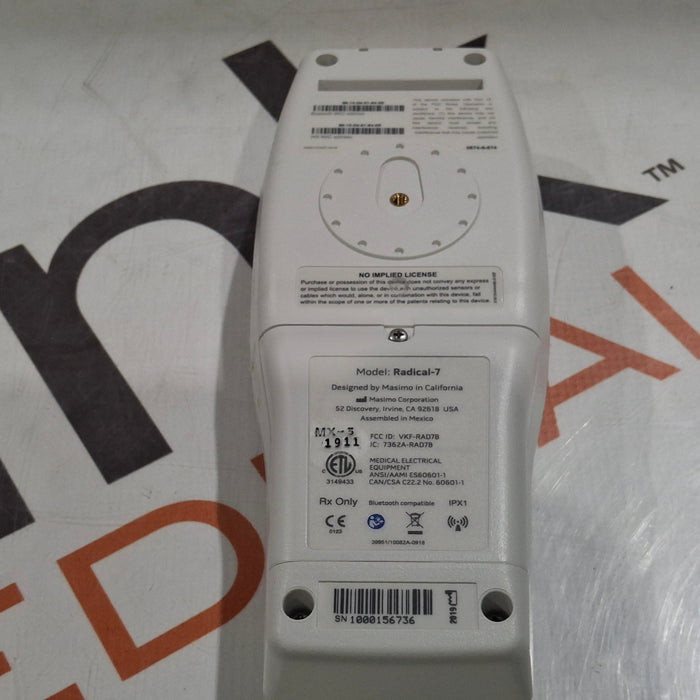 Masimo Masimo Radical 7 Pulse Oximeter w/ Base Patient Monitors reLink Medical
