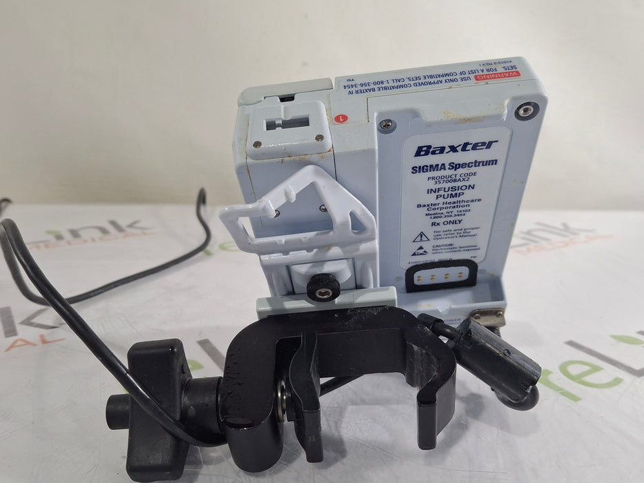 Baxter Baxter Sigma Spectrum 8.01.00 w/o Battery Infusion Pump Infusion Pump reLink Medical