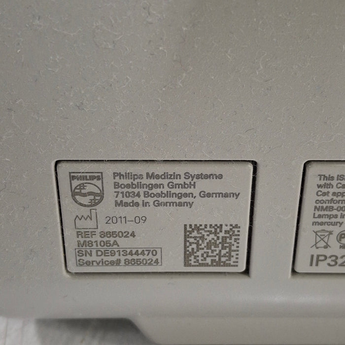 Philips Intellivue MP5 - ECG, Fast SpO2, NIBP Patient Monitor