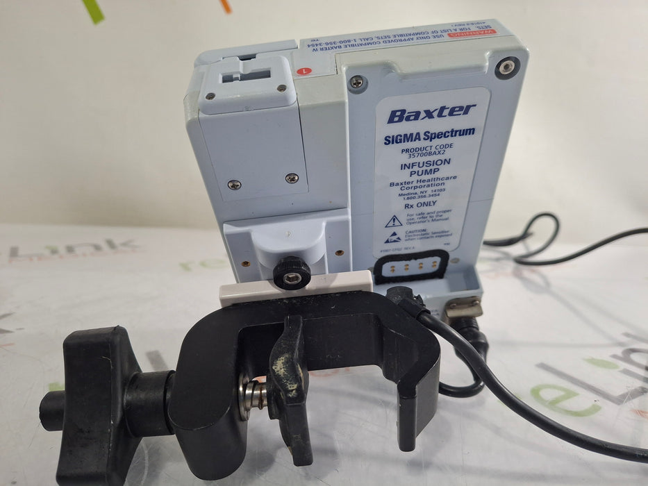 Baxter Sigma Spectrum 8.01.00 w/o Battery Infusion Pump