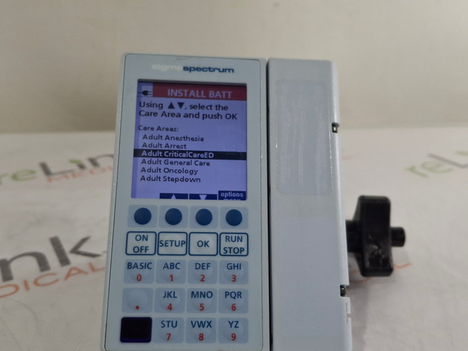 Baxter Sigma Spectrum 8.01.00 w/o Battery Infusion Pump