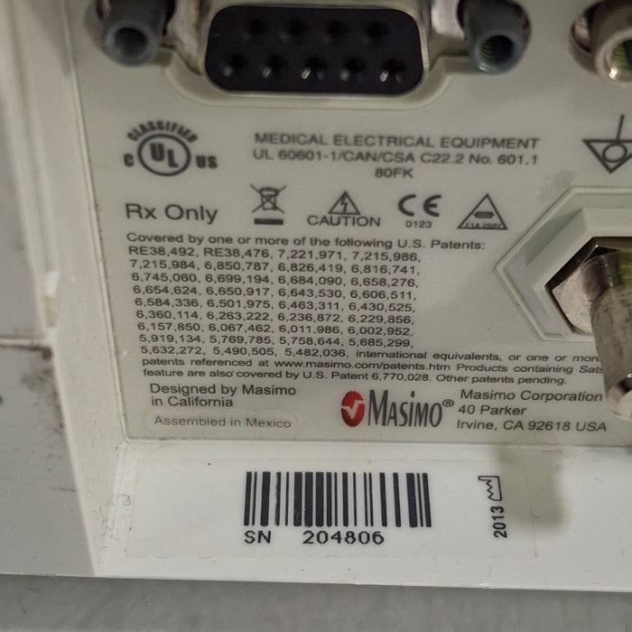 Masimo Masimo Radical 7 Pulse Oximeter w/ Base Patient Monitors reLink Medical