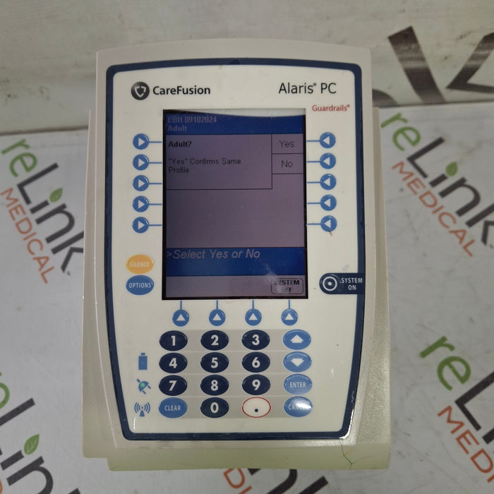 CareFusion CareFusion Alaris 8015 Small Screen POC Infusion Pump Infusion Pump reLink Medical