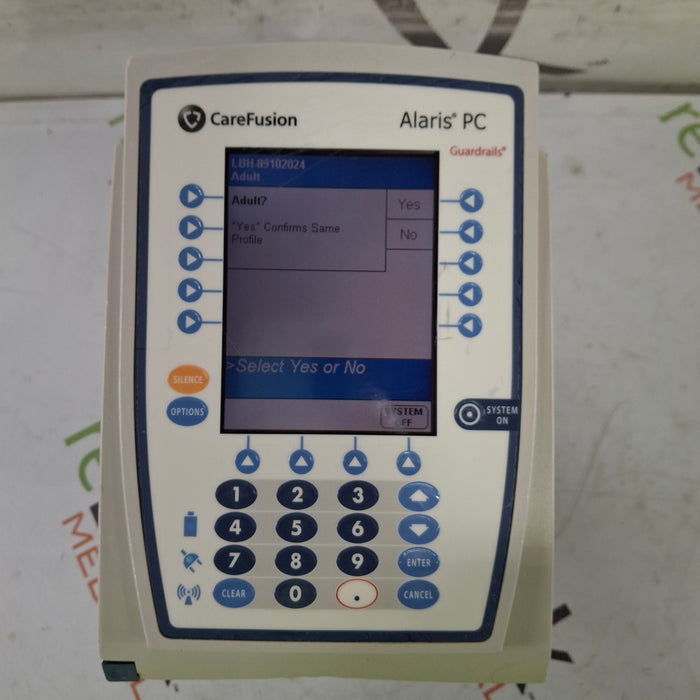 CareFusion CareFusion Alaris 8015 Small Screen POC Infusion Pump Infusion Pump reLink Medical
