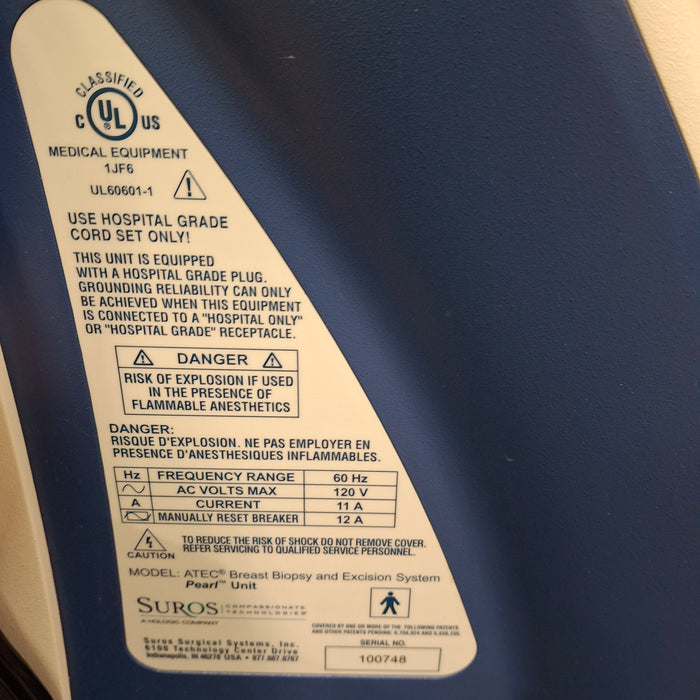 Hologic, Inc. Hologic, Inc. Atec Pearl breast biopsy machine X-Ray Equipment reLink Medical