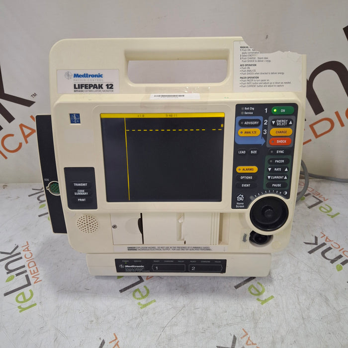 Physio-Control LifePak 12 3-Lead Defibrillator