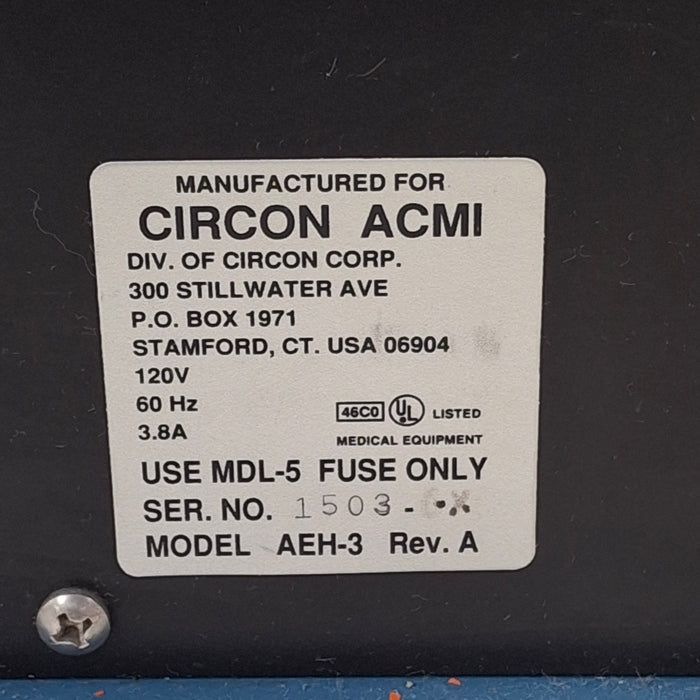 Circon ACMI AEH-3 Electrohydraulic Lithotripter