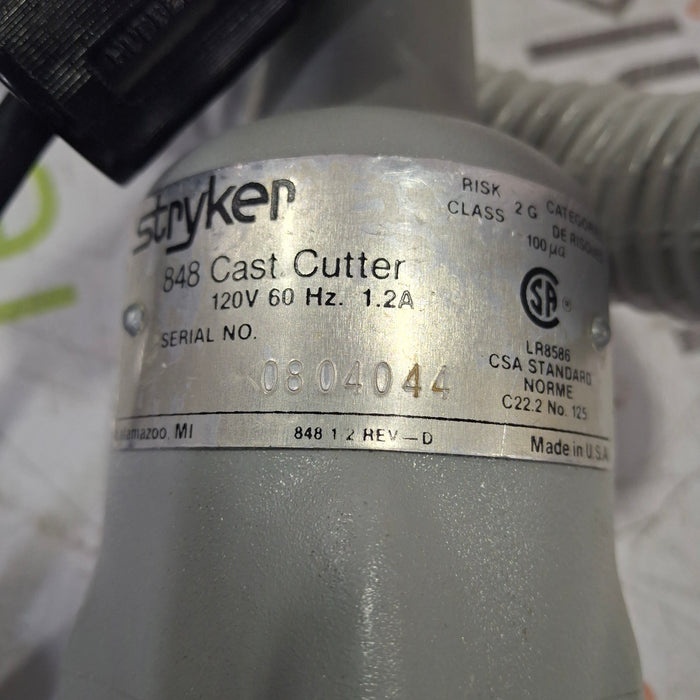 Stryker 848 Cast Cutter with 864 OrthoVac