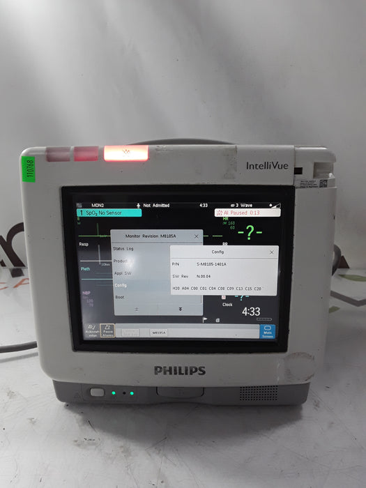 Philips Philips Intellivue MP5 - ECG, Fast SpO2, NIBP Patient Monitor Patient Monitors reLink Medical