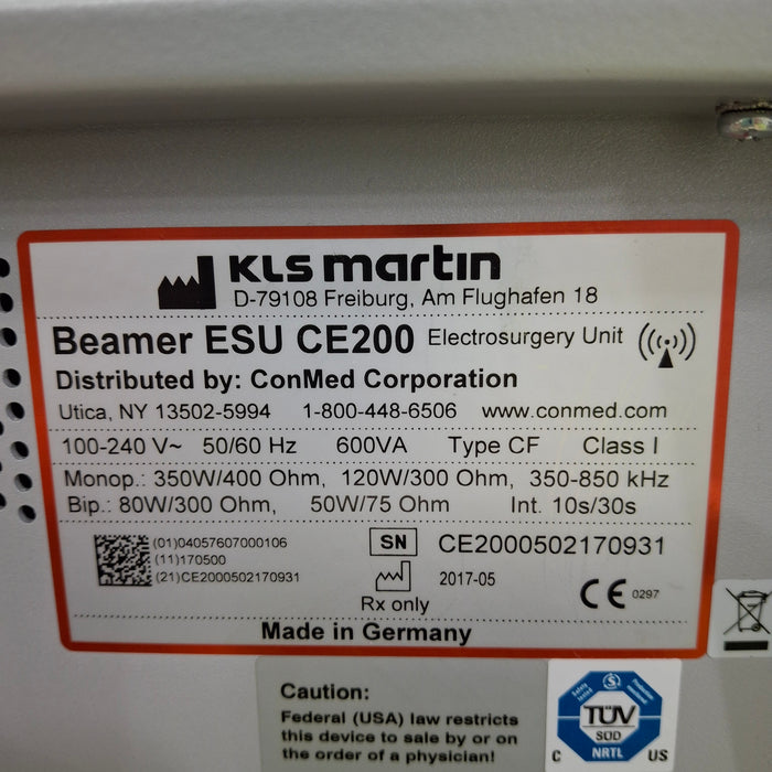 ConMed ConMed Beamer Endoscopic Electrosurgical System Electrosurgical Units reLink Medical