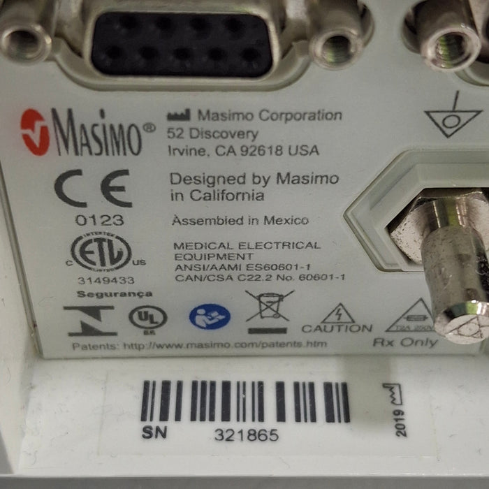 Masimo Masimo Radical 7 Pulse Oximeter w/ Base Patient Monitors reLink Medical