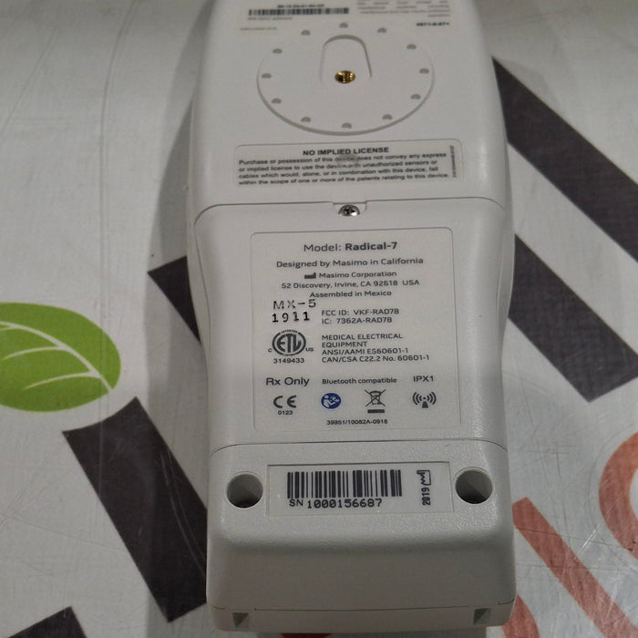 Masimo Masimo Radical 7 Pulse Oximeter w/ Base Patient Monitors reLink Medical