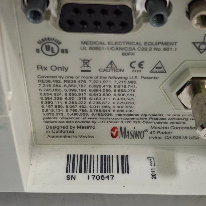 Masimo Masimo Radical 7 Pulse Oximeter w/ Base Patient Monitors reLink Medical