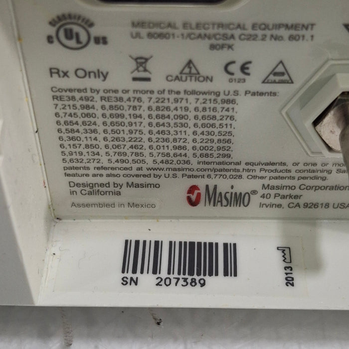 Masimo Radical 7 Pulse Oximeter w/ Base