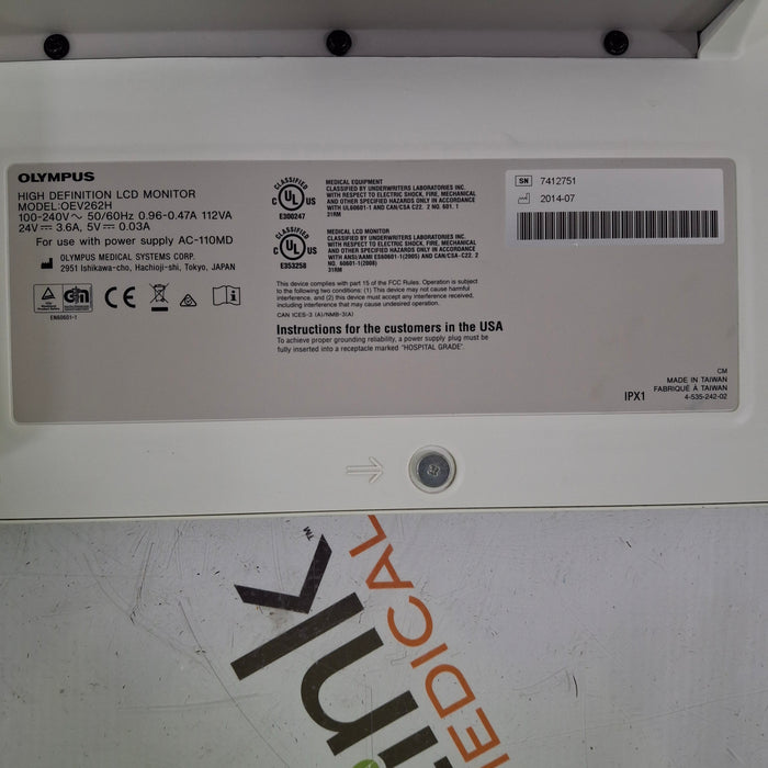 Olympus Olympus OEV262H 26" HD LCD Endoscopy Monitor Flexible Endoscopy reLink Medical