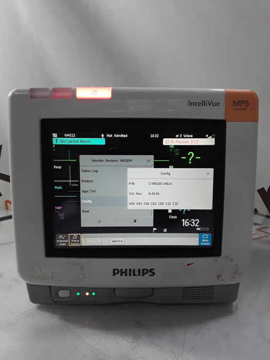 Philips IntelliVue MP5 Neonatal Fast SpO2, ECG, NIBP Patient Monitor