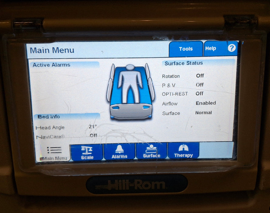 Hill-Rom Hill-Rom TotalCare P1900 w/ SpO2RT Upgrade Kit ICU Bed Beds & Stretchers reLink Medical