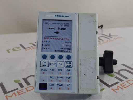 Baxter Baxter Sigma Spectrum 8.00.05 w/o Battery Infusion Pump Infusion Pump reLink Medical