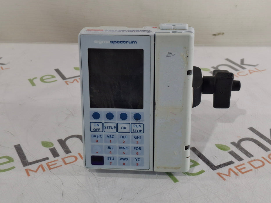 Baxter Sigma Spectrum 8.00.05 w/o Battery Infusion Pump