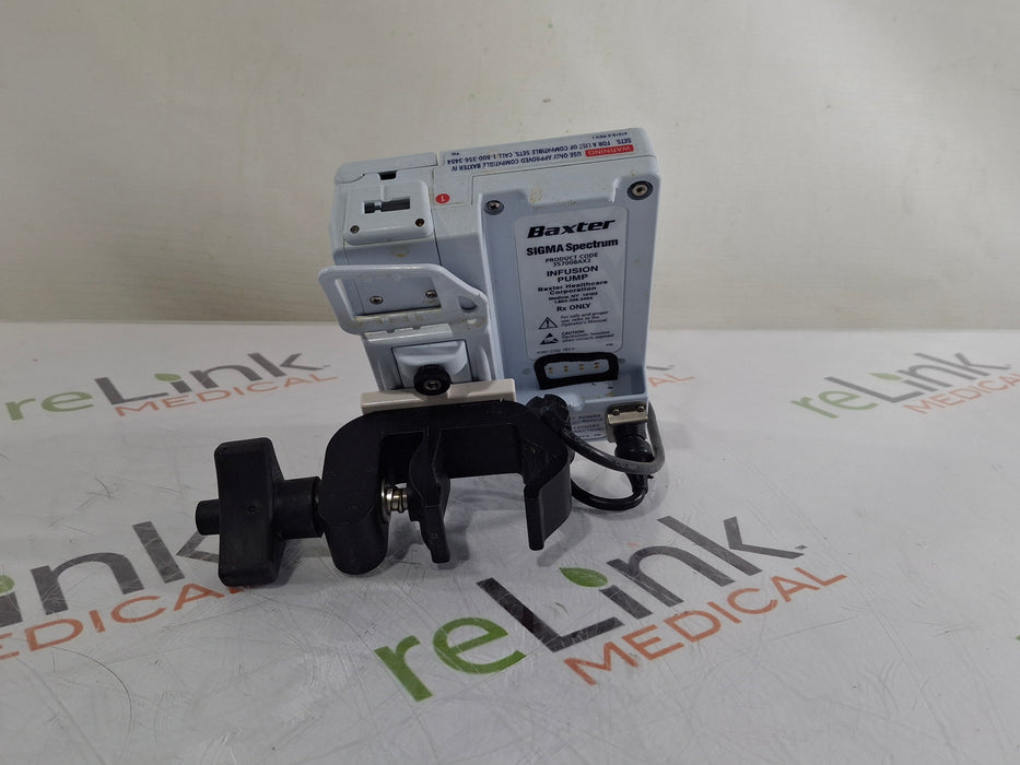 Baxter Baxter Sigma Spectrum 8.00.05 w/o Battery Infusion Pump Infusion Pump reLink Medical
