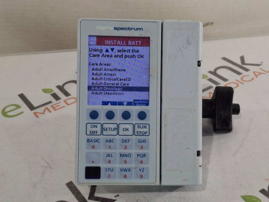 Baxter Baxter Sigma Spectrum 8.00.05 w/o Battery Infusion Pump Infusion Pump reLink Medical