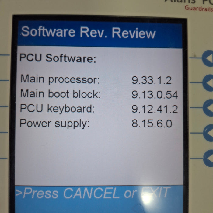 CareFusion Alaris 8015 Large Screen POC Infusion Pump