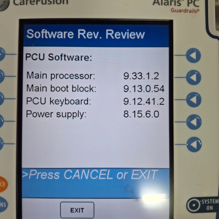 CareFusion Alaris 8015 Large Screen POC Infusion Pump