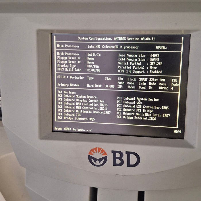 Becton Dickinson Bactec FX Blood Culture System