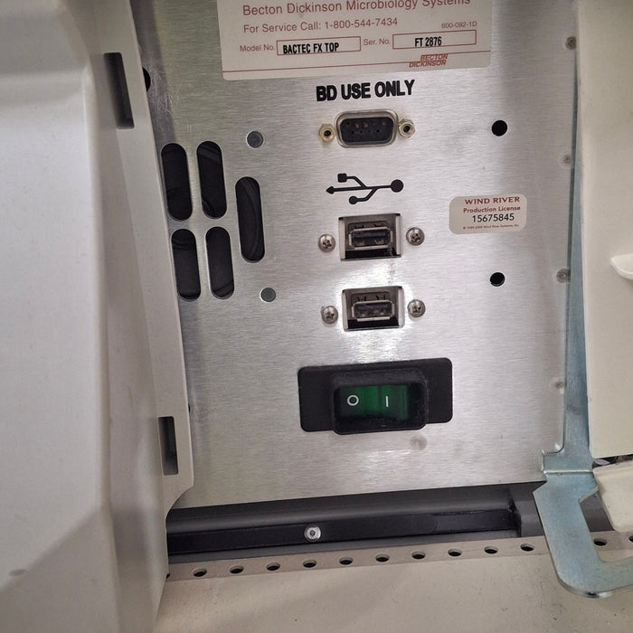 Becton Dickinson Bactec FX Blood Culture System