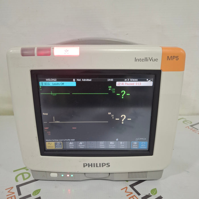 Philips Intellivue MP5 - ECG, Fast SpO2, NIBP, CO2 Patient Monitor