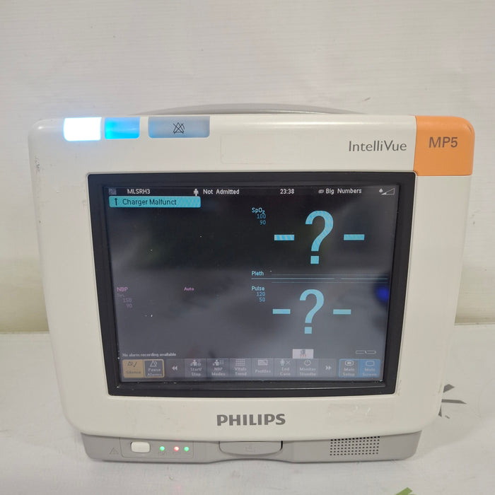 Philips Intellivue MP5 - ECG, Fast SpO2, NIBP, CO2 Patient Monitor