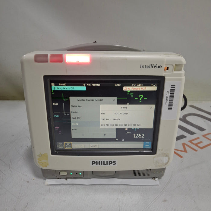 Philips Intellivue MP5 - ECG, Fast SpO2, NIBP Patient Monitor