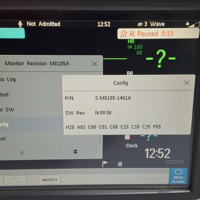 Philips Intellivue MP5 - ECG, Fast SpO2, NIBP Patient Monitor