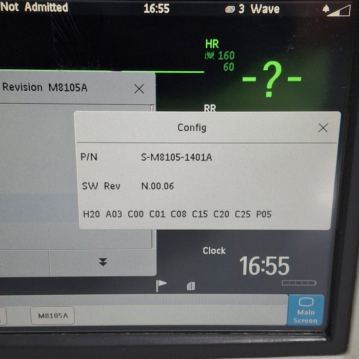 Philips Intellivue MP5 - ECG, Fast SpO2, NIBP Patient Monitor