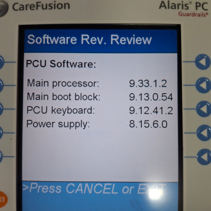 CareFusion Alaris 8015 Large Screen POC Infusion Pump