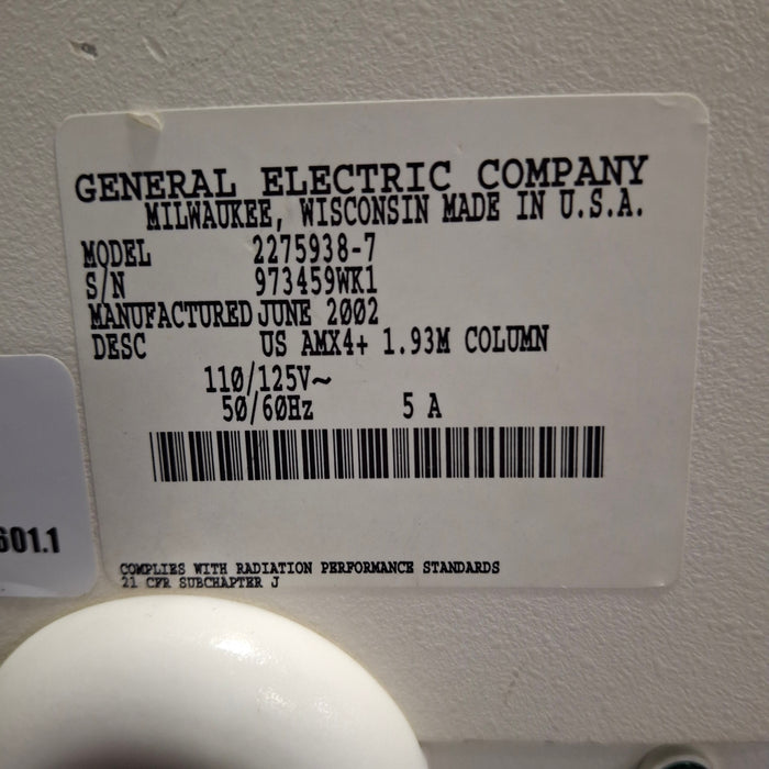 GE Healthcare AMX 4 Plus Portable X-Ray Unit