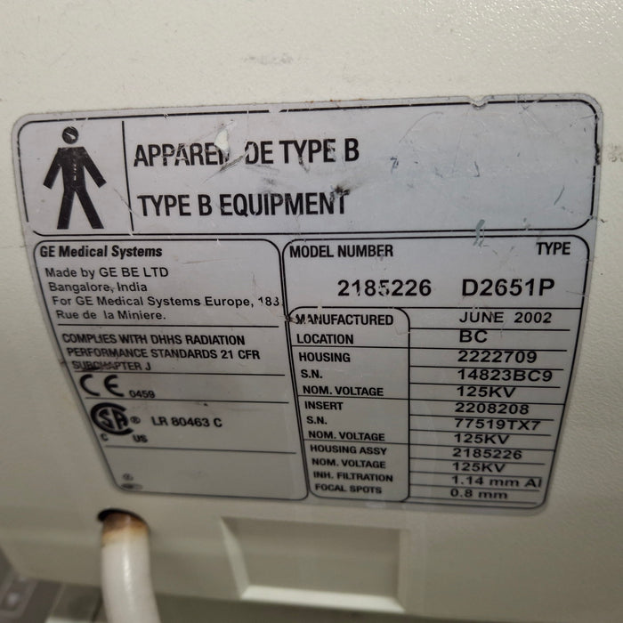 GE Healthcare AMX 4 Plus Portable X-Ray Unit