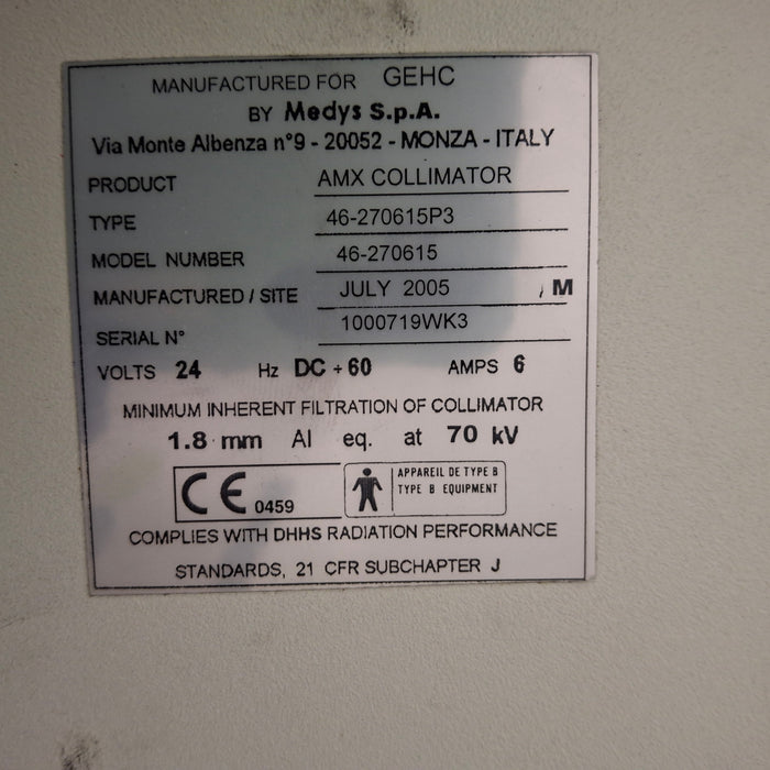 GE Healthcare AMX 4 Plus Portable X-Ray Unit