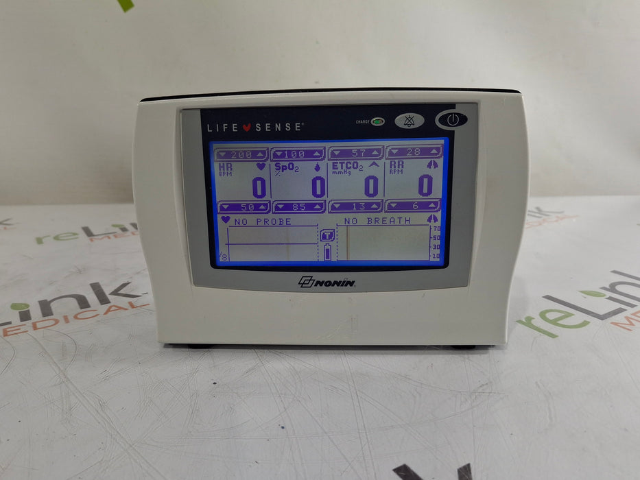 Nonin Medical Nonin Medical LifeSense LS1-9R Capnography/Pulse Oximeter monitor Patient Monitors reLink Medical