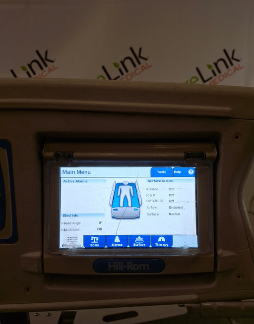 Hill-Rom Hill-Rom TotalCare P1900 w/ SpO2RT Upgrade Kit ICU Bed Beds & Stretchers reLink Medical