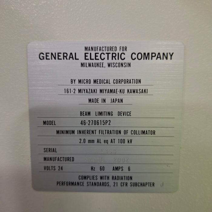 GE Healthcare AMX 4 Plus Portable X-Ray Unit