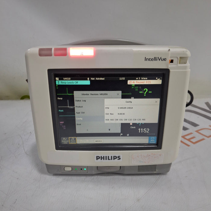 Philips Intellivue MP5 - ECG, Fast SpO2, NIBP Patient Monitor