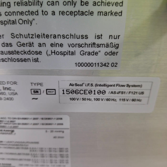 ConMed ConMed AirSeal IFS Intelligent Flow System Insufflator Electrosurgical Units reLink Medical